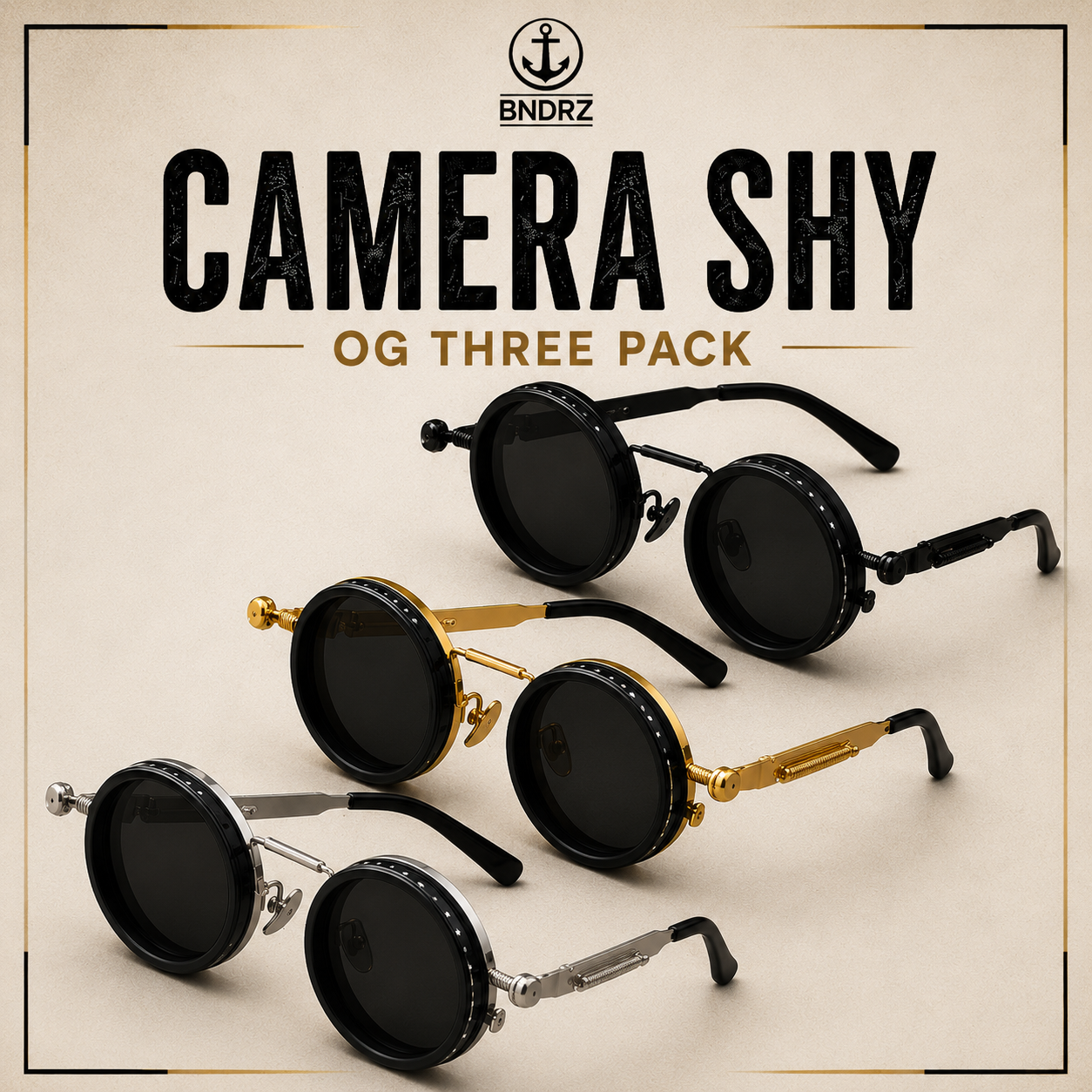 "THE CAMERA SHY" - OG 3pack